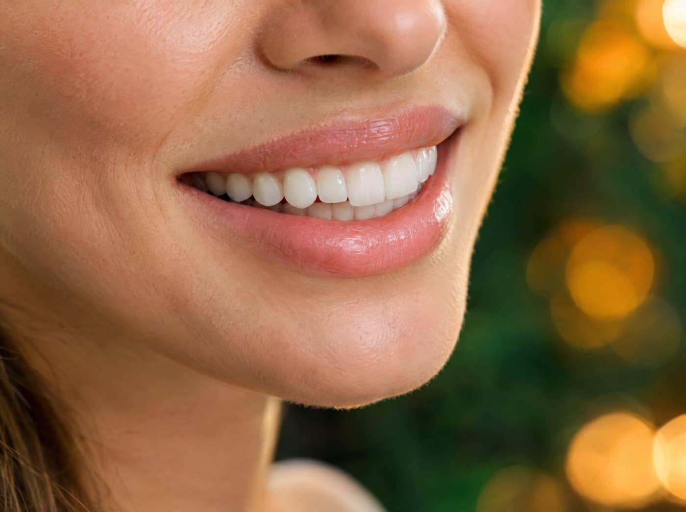 Sourire naturel et lumineux après un blanchiment dentaire